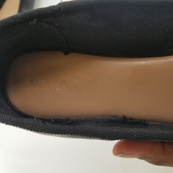 Merona| Black Classic Ballet Flats, Size 10 - Picture 5 of 6